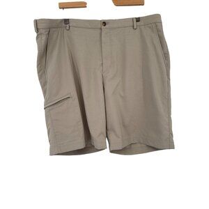 Greg Norman golf shorts size 42 Mens Beige hiking pockets
